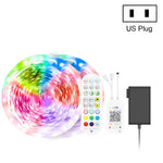 Tuta Bluetooth Smart Music Sound Control Striscia luminosa Non impermeabile 5050 RGB Striscia luminosa a LED con atmosfera colorata con telecomando a 24 tasti, 5M 150 LEDs, 5M 300 LEDs, 10M 300 LEDs, 10M 600 LEDs, 15M 450 LEDs, 15M 270 LEDs
