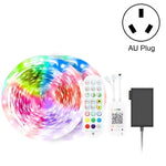 Tuta Bluetooth Smart Music Sound Control Striscia luminosa Non impermeabile 5050 RGB Striscia luminosa a LED con atmosfera colorata con telecomando a 24 tasti, 20M 360 LEDs, 30M 540 LEDs