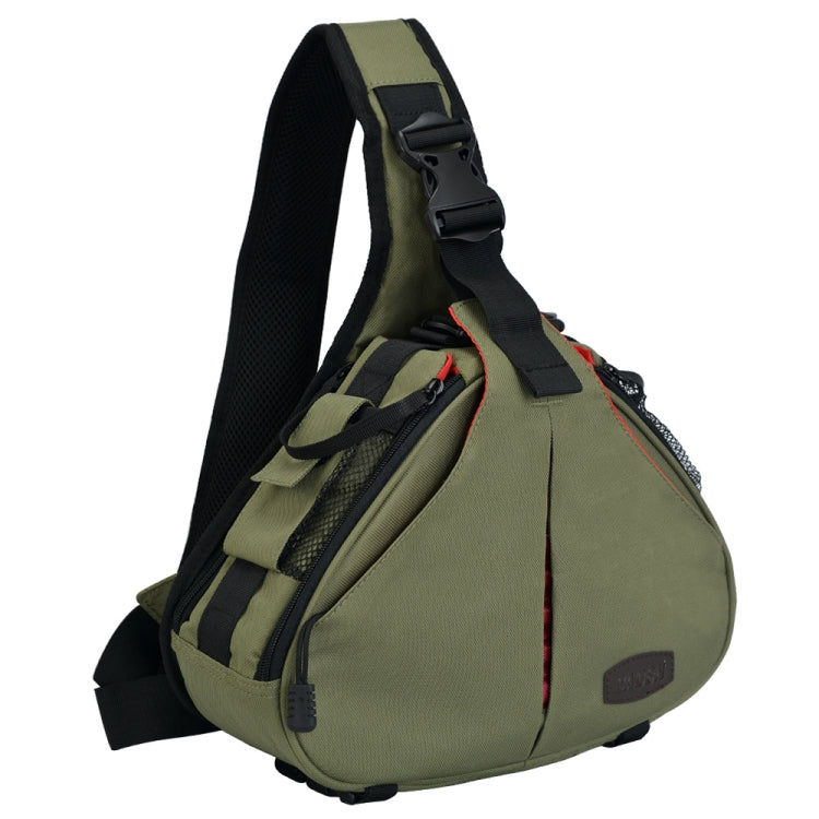 Borsa impermeabile a tracolla per fotocamera DSLR CADeN K1 con copertura antipioggia