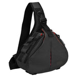 Borsa impermeabile a tracolla per fotocamera DSLR CADeN K1 con copertura antipioggia