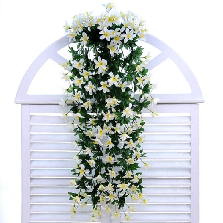 Fiore artificiale appeso a parete fiore di giglio cesto di fiori decorazioni per feste