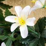 Fiore artificiale appeso a parete fiore di giglio cesto di fiori decorazioni per feste