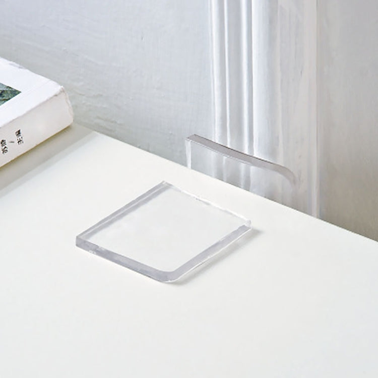 Tappetino in silicone trasparente per lavatrice da 4 pezzi Tappetino anti-vibrazione antiscivolo Tappetino ammortizzante, Shock Absorbing Silicone Pad