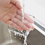 Tappetino in silicone trasparente per lavatrice da 4 pezzi Tappetino anti-vibrazione antiscivolo Tappetino ammortizzante, Shock Absorbing Silicone Pad