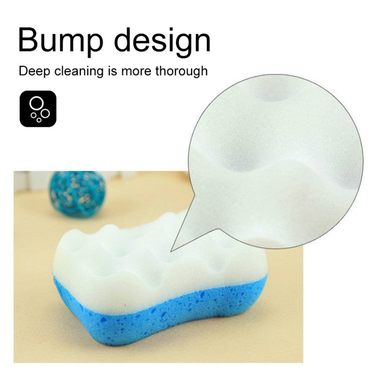 2 pezzi di spugna da bagno per la cura della pelle profonda, detergente esfoliante, spazzola per spugna da doccia, Deep Skin Care Bath Sponge