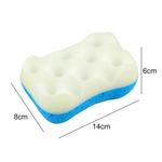 2 pezzi di spugna da bagno per la cura della pelle profonda, detergente esfoliante, spazzola per spugna da doccia, Deep Skin Care Bath Sponge