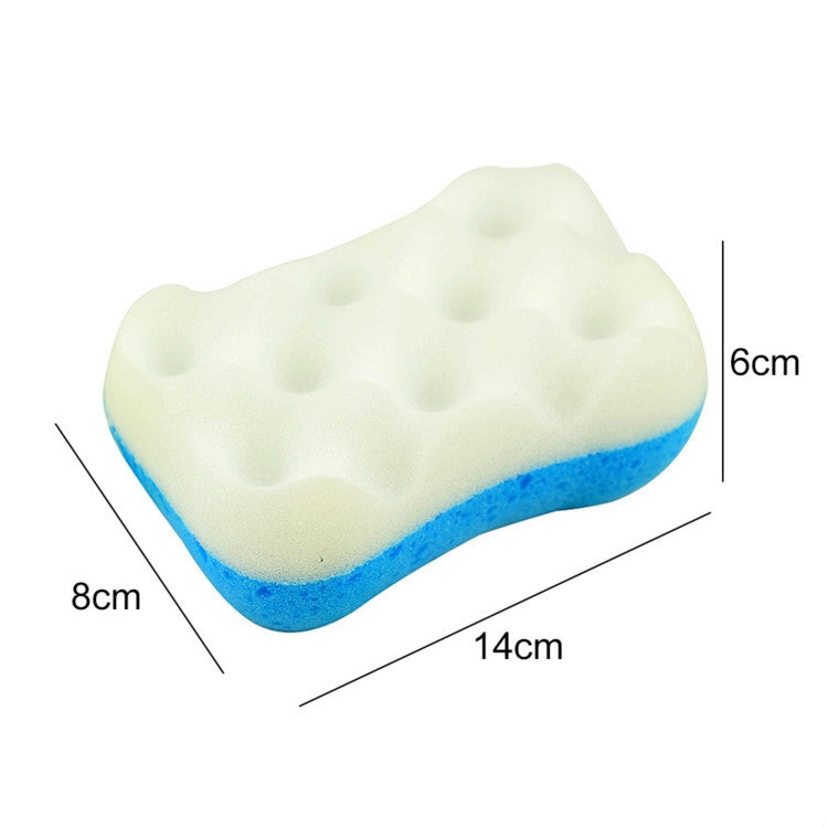 2 pezzi di spugna da bagno per la cura della pelle profonda, detergente esfoliante, spazzola per spugna da doccia, Deep Skin Care Bath Sponge