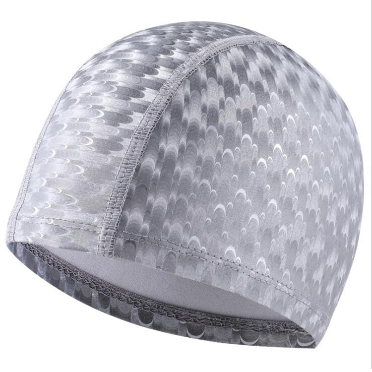 Cuffia da nuoto paraorecchie comoda impermeabile in PU a mezzaluna per adulti, Adult Swimming Cap(Silver Grey), Adult Swimming Cap(Dark Blue), Adult Swimming Cap(Pink), Adult Swimming Cap(Black), Adult Swimming Cap(Sky)