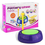 Mini portatile fai da te elettrico manuale in porcellana ceramica per bambini educazione artistica artigianato regali di Natale, DIY Manual Porcelain Pottery