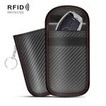 2 pezzi di protezione antimagnetica per chiave auto RFID, borsa per cellulare, set di schermatura, tasca per cellulare, 2 PCS 13 x 8.5cm