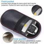 2 pezzi di protezione antimagnetica per chiave auto RFID, borsa per cellulare, set di schermatura, tasca per cellulare, 2 PCS 13 x 8.5cm