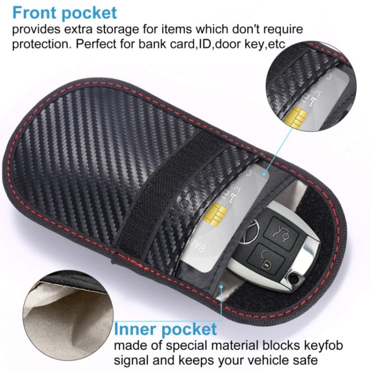 2 pezzi di protezione antimagnetica per chiave auto RFID, borsa per cellulare, set di schermatura, tasca per cellulare, 2 PCS 13 x 8.5cm