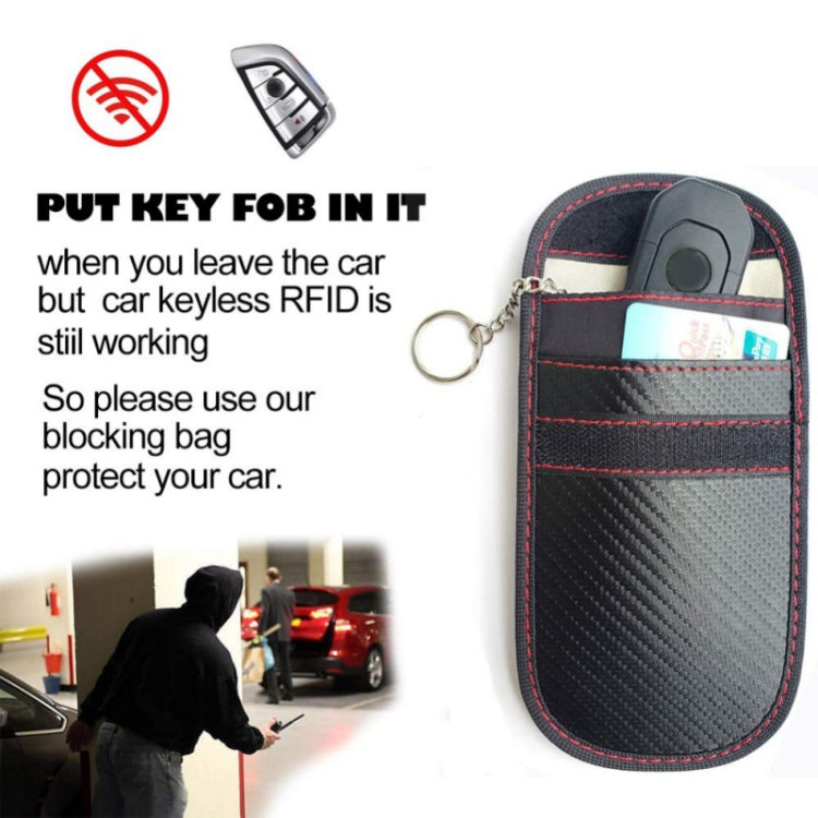 2 pezzi di protezione antimagnetica per chiave auto RFID, borsa per cellulare, set di schermatura, tasca per cellulare, 2 PCS 13 x 8.5cm