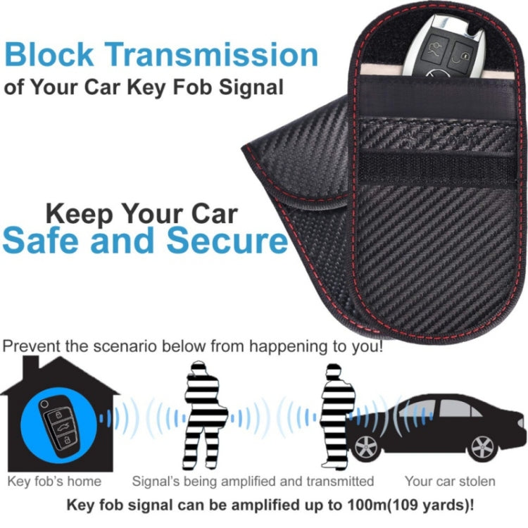 2 pezzi di protezione antimagnetica per chiave auto RFID, borsa per cellulare, set di schermatura, tasca per cellulare, 2 PCS 13 x 8.5cm