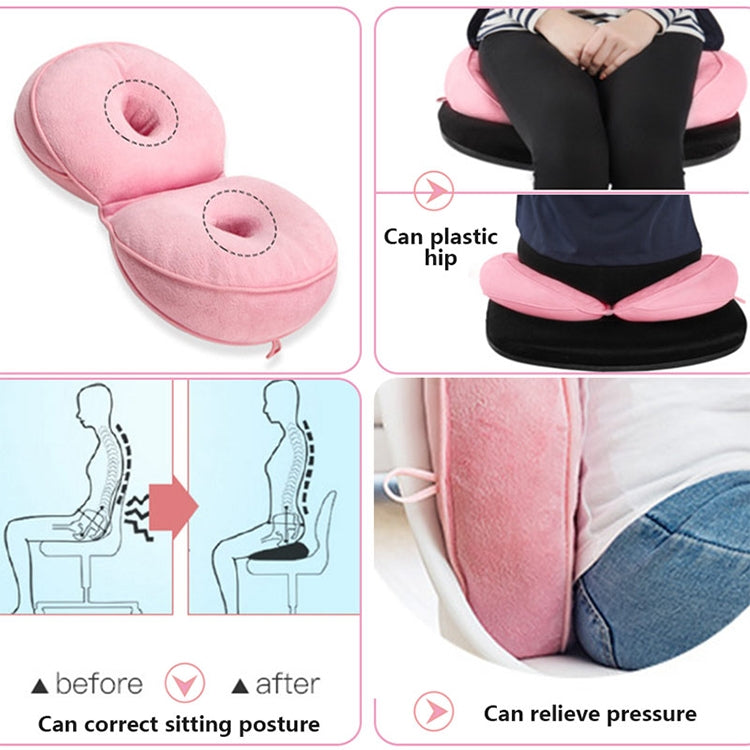 Sedile multifunzionale in memory foam a doppio comfort Sedile con sollevamento dell'anca Bellissimo cuscino in lattice di testa