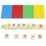 Strumenti matematici per l'apprendimento precoce Montessori Stick digitale Sussidi didattici per bambini nella scuola materna