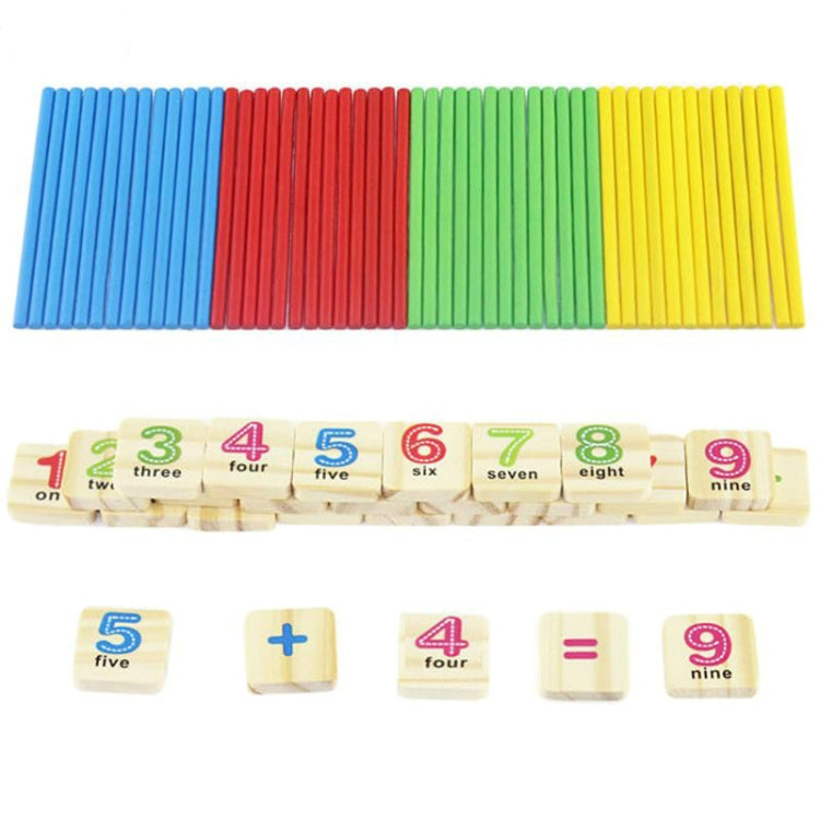 Strumenti matematici per l'apprendimento precoce Montessori Stick digitale Sussidi didattici per bambini nella scuola materna
