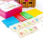 Strumenti matematici per l'apprendimento precoce Montessori Stick digitale Sussidi didattici per bambini nella scuola materna