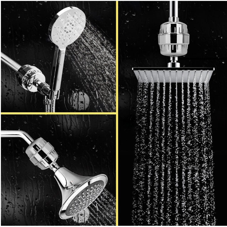 Set doccia con acqua purificatore filtro acqua di balneazione filtro per doccia da bagno a 10-15 strati di carbone attivo, Activated Carbon Filter