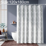 Tenda da doccia Impermeabile Bagno Tende da bagno geometriche grigio chiaro, 80x180cm, 80x200cm, 100x180cm, 100x200cm, 120x180cm, 120x200cm, 150x180cm, 150x200cm, 180x180cm, 180x200cm, 200x180cm, 200x200cm, 220x200cm, 240x200cm, 260x200cm, 280x200cm   ...
