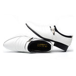 Set da uomo scarpe eleganti da lavoro Scarpe oxford a punta in pelle PU, 38, 39, 40, 41