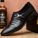 Set da uomo scarpe eleganti da lavoro Scarpe oxford a punta in pelle PU, 38, 39, 40, 41
