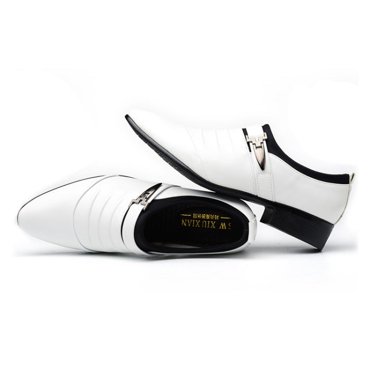 Set da uomo scarpe eleganti da lavoro Scarpe oxford a punta in pelle PU, 42, 43, 44, 45
