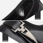 Set da uomo scarpe eleganti da lavoro Scarpe oxford a punta in pelle PU, 42, 43, 44, 45