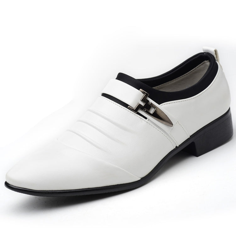 Set da uomo scarpe eleganti da lavoro Scarpe oxford a punta in pelle PU, 42, 43, 44, 45
