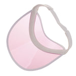 Visiera per cappello da sole trasparente da esterno in PVC da 2 pezzi per uomo/donna