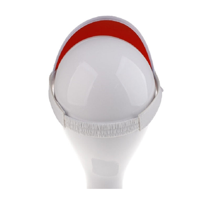 Visiera per cappello da sole trasparente da esterno in PVC da 2 pezzi per uomo/donna