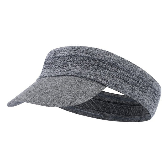 Cappello a cilindro traspirante a prova di sole pieghevole per sport all'aria aperta, assorbente del sudore, 2 pezzi