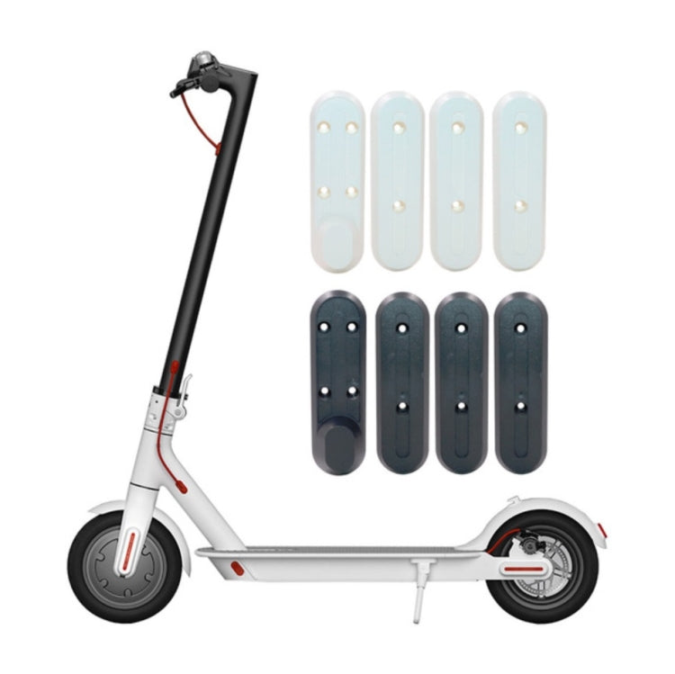 5 pezzi 4 in 1 per Xiaomi Mijia M365 scooter motore copertura protettiva in plastica copertura impermeabile blocchi di protezione della ruota anteriore e posteriore, consegna colore casuale