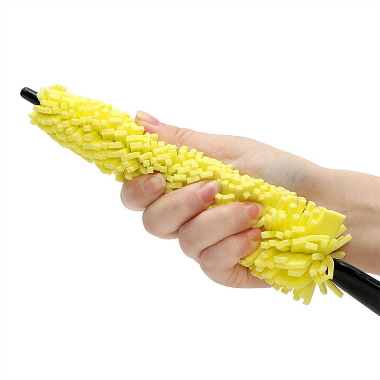 Accessori auto universali per auto Cura dei cerchi per auto Spazzola per lavaggio ruote per pneumatici Manico in plastica Spazzola per pulizia ruote per veicoli Spugna per lavaggio, Wheel Cleaning Brush