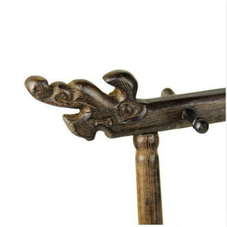 Porta pennelli cinesi in legno con rubinetto sospeso, 6 accessori per calligrafia a 12 pin sospesi, Hanging Faucet