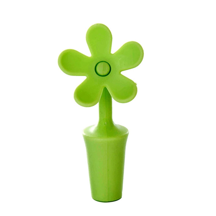 Tappo per birra con fiore in silicone per vino da 5 pezzi, 5 PCS Flower Shape(Green), 5 PCS Flower Shape(Purple), 5 PCS Flower Shape(Red), 5 PCS Flower Shape(Blue)