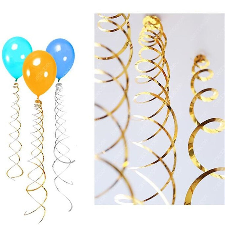 5 pezzi 70 cm ornamenti a spirale in PVC Natale asilo in classe festa di compleanno layout di scena ornamenti con paillettes appesi