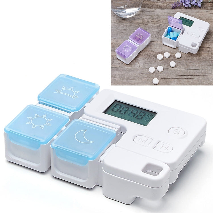 Scatole di medicinali per promemoria elettronico di temporizzazione portatile intelligente in plastica