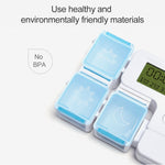 Scatole di medicinali per promemoria elettronico di temporizzazione portatile intelligente in plastica