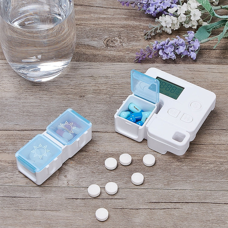 Scatole di medicinali per promemoria elettronico di temporizzazione portatile intelligente in plastica