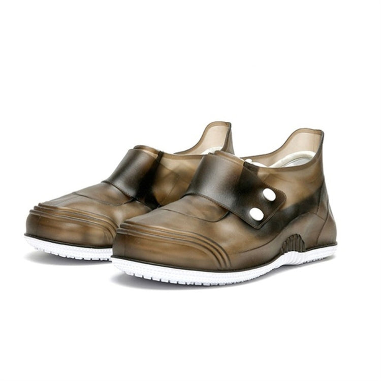 Copriscarpe con punta bassa Stivali da pioggia impermeabili con fibbia ribaltabile per uomo e donna, fondo spesso antiscivolo, Taglia:, 36/37, 38/39, 40/41, 42/43, 44/45