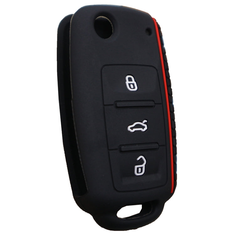 Cover per chiave in silicone Do Not Touch My Key Style per Volkswagen Jetta Polo Passat Skoda Tiguan Golf, For Volkswagen Jetta Polo Passat Skoda Tiguan Golf