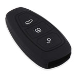 Cover chiave auto in silicone per Ford Kuga Focus 3 4 Ecosport Fiesta, For Ford Kuga Focus