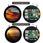 Display touch rotondo DSI 3,4" 800x800 IPS 10 punti