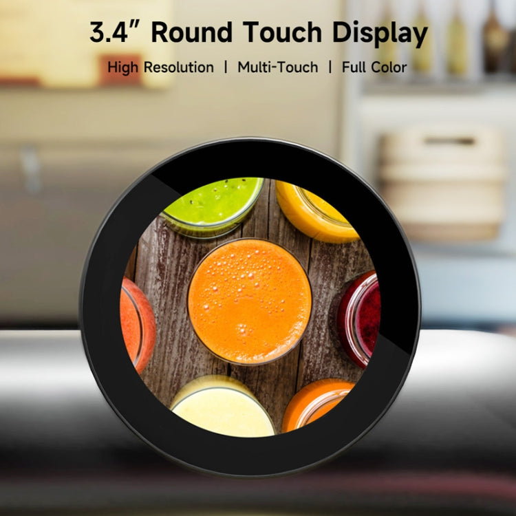 Display touch rotondo DSI 3,4" 800x800 IPS 10 punti