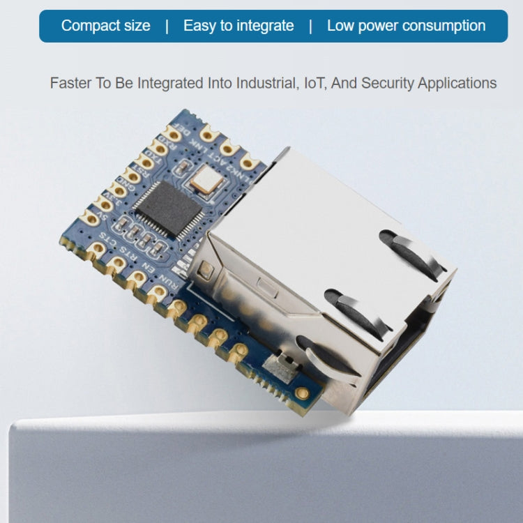 Waveshare UART TO ETH (B) TTL UART to mini Ethernet module, UART TO ETH (B)