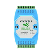 Waveshare RS485-HUB-8P Industrial Grade 8-Channel Isolated RS485 Hub, Rail Mount Support, Wide Transmission Speed ​​Range