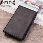Borsa magnetica RFID Pacchetto carta di credito pop-up automatico in alluminio multifunzionale