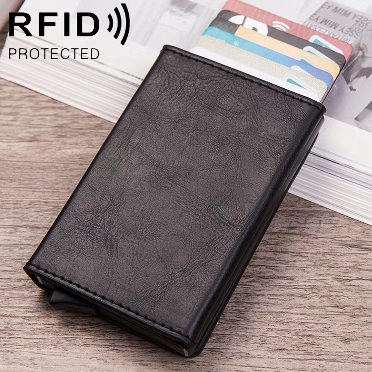 Borsa magnetica RFID Pacchetto carta di credito pop-up automatico in alluminio multifunzionale