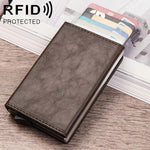 Borsa magnetica RFID Pacchetto carta di credito pop-up automatico in alluminio multifunzionale